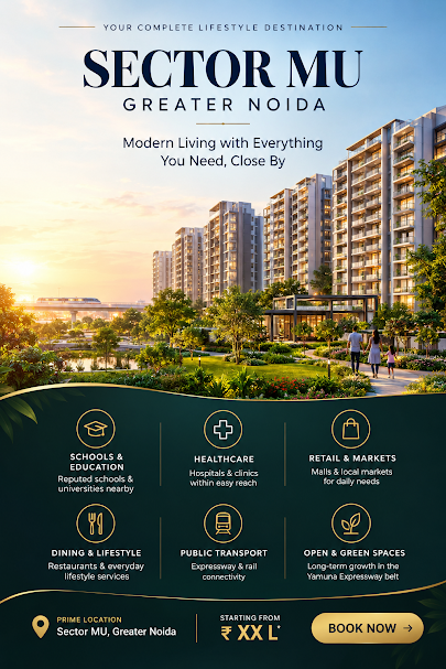 Sector MU, Greater Noida, Uttar Pradesh surrounding location